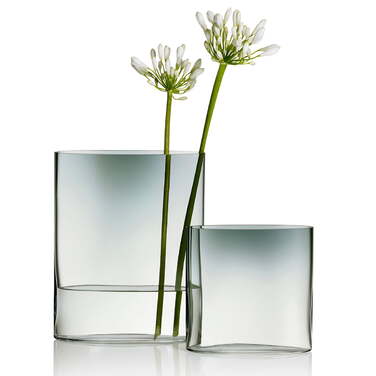 Ваза 25х25х25 см прозрачная/серая Ovalis Iittala