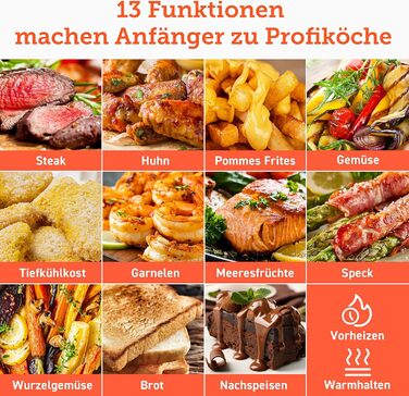 Фритюрница многофункциональная 5,5 л 1700 Вт Hot Air Fryer XXL COSORI