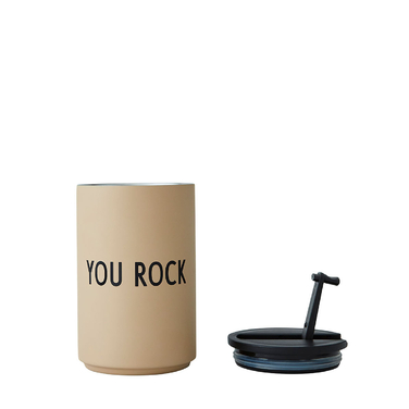 Термокружка "You Rock" 0,35 л Beige Design Letters