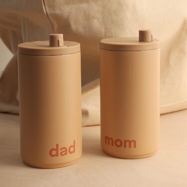 Бутылка для воды "Dad" 0,35 л  Beige Design Letters