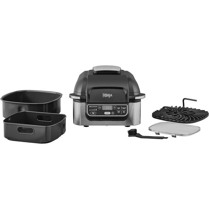 Гриль аэрофритюрница 5,7 л 1760 Вт AG301EU Steel Black Foodi Ninja
