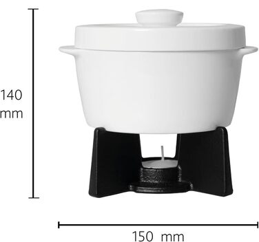 Форма для запекания сыра 15 х 14 см White BOSKA