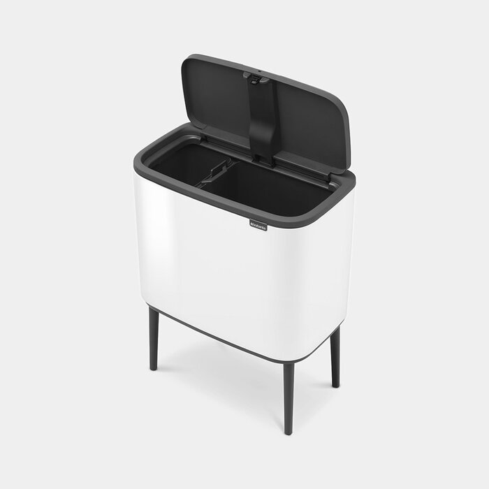 Мусорный бак 11+23 л белый Bo Touch Bin Brabantia