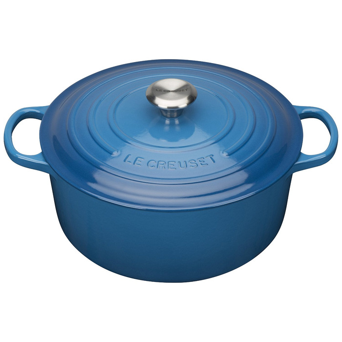 Le Creuset Кастрюля жаровня 28 см синий марсель Le Creuset 58055₽