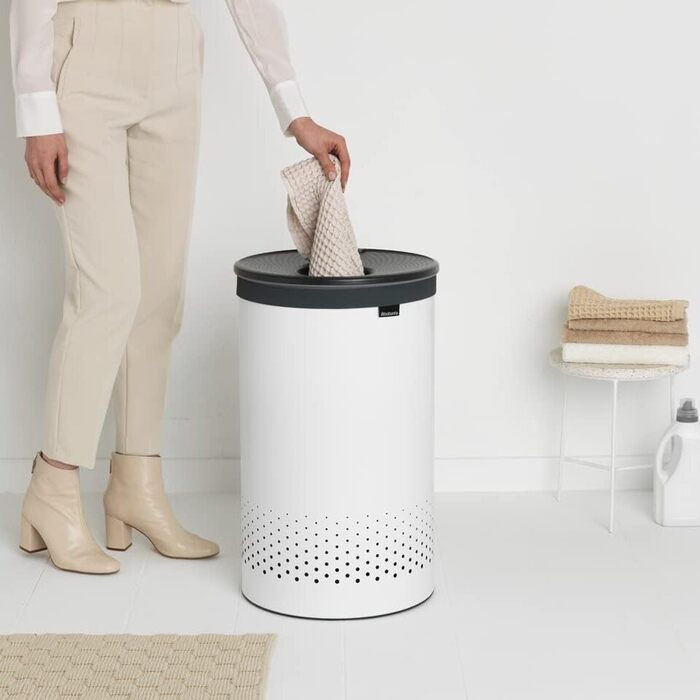 Корзина для белья 60 л White Brabantia