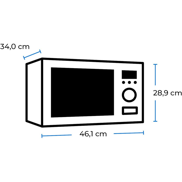 Микроволновая печь Exquisit UMW 800 G-3 Inox / 800 Вт / 20 л