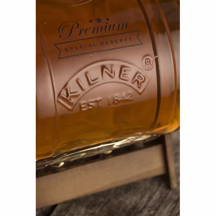 Диспенсер для напитков на подставке 1 л прозрачный Barrel Kilner