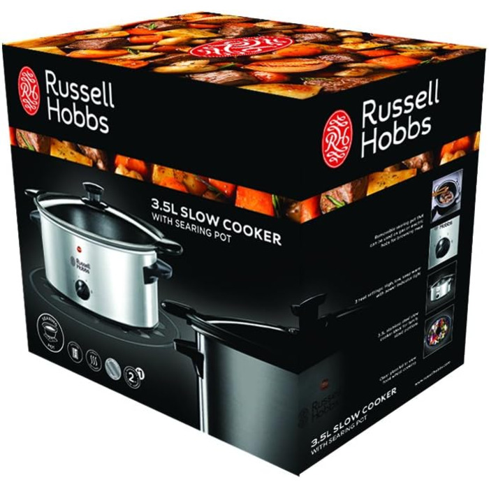 Мультиварка 3,5 л, 3 режима температуры, 160 Вт Russell Hobbs