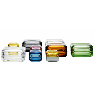 Шкатулка 5,5х10,8х10,8 см бирюзовая Vitriini Iittala