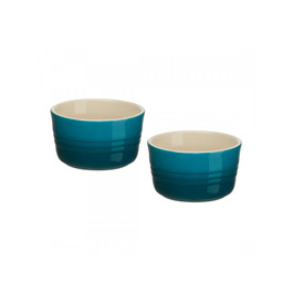 Горшочек для запекания 0,15 л набор 2 предмета, Deep Teal Le Creuset