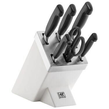 Набор ножей с подставкой 7 предметов, белый Four Star Zwilling