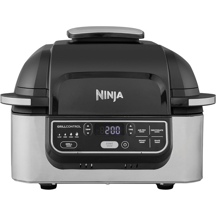 Гриль аэрофритюрница 5,7 л 1760 Вт AG301EU Steel Black Foodi Ninja