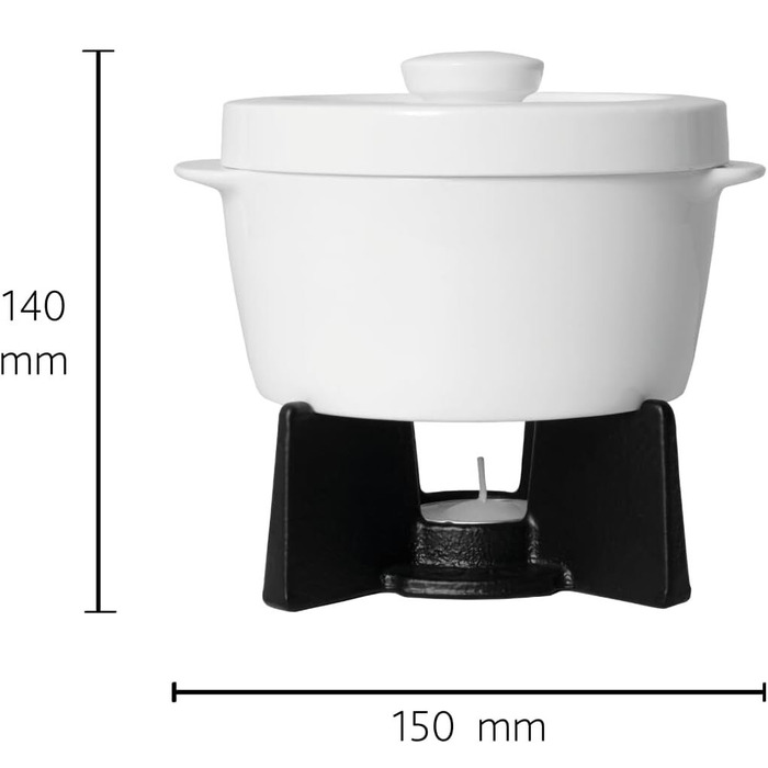 Форма для запекания сыра 15 х 14 см White BOSKA