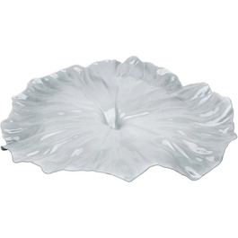 Блюдо 44,8х6,3х41 см белое Lotus leaf Alessi