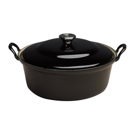 Кастрюля / жаровня 20 см, черный Le Creuset