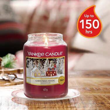 Ароматическая свеча в банке, время горения до 150 часов Yankee Candle