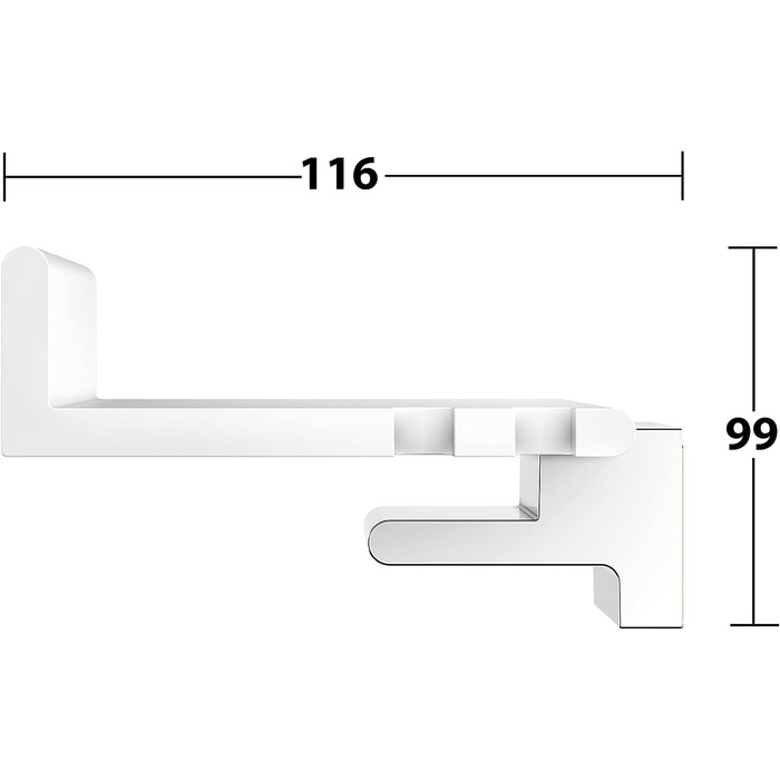 Полка для душа 35x6,6x11.6 см Keuco