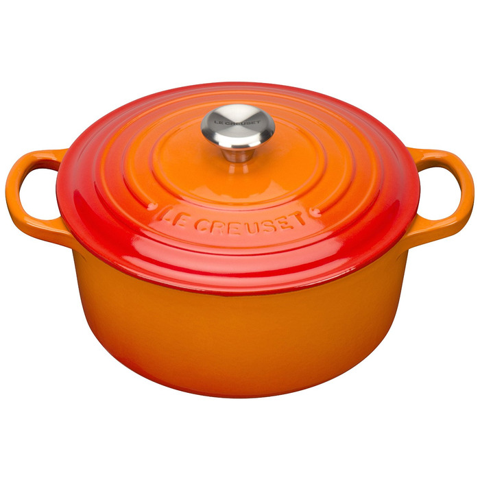 Кастрюля / жаровня 22 см, оранжевый Le Creuset