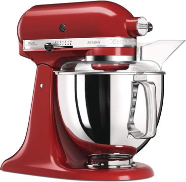 Кухонный комбайн 4.8 л, 300 Вт, 10 скоростей, красный Artisan Empire 5KSM175 KitchenAid