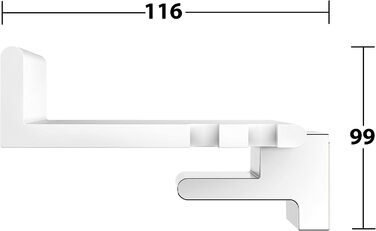 Полка для душа 35x6,6x11.6 см Keuco