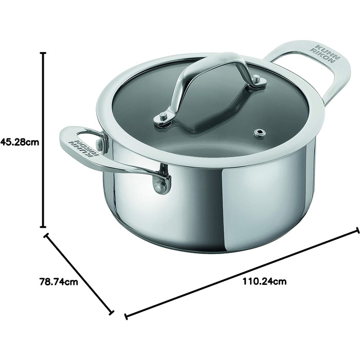 Кастрюля со стеклянной крышкой 2,3 л KUHN RIKON