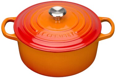 Кастрюля / жаровня 22 см, оранжевый Le Creuset