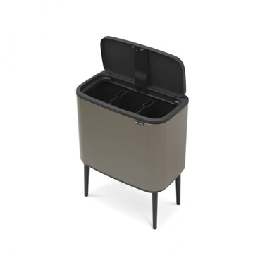 Мусорный бак 3х11 л платиновый Bo Touch Bin Brabantia