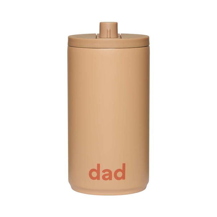 Бутылка для воды "Dad" 0,35 л  Beige Design Letters