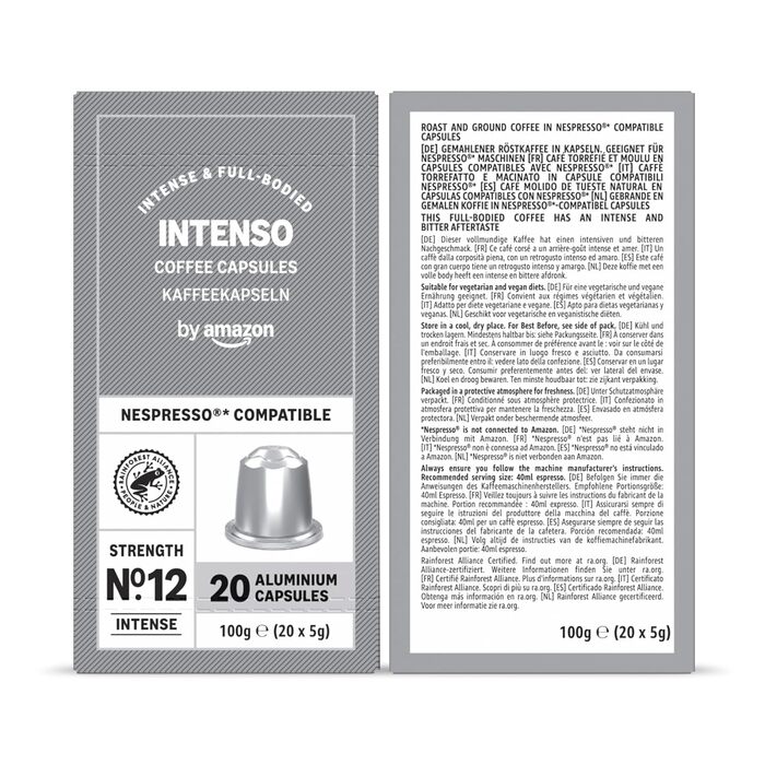 Набор алюминиевых кофейных капсул 5 х 20 шт. Variety Pack Nespresso by Amazon