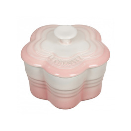 Блюдо для запекания в форме цветка с крышкой Chiffon Pink Le Creuset