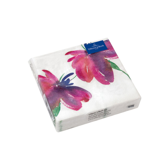 Салфетки бумажные 25 х 25 см, 20 штук Artesano Flower Art Villeroy & Boch